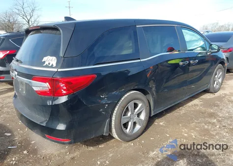 2019 Honda Odyssey Ex-L z USA, uszkodzony, nr VIN 5FNRL6H78KB130132